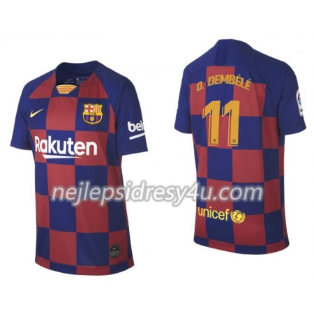 Fotbalové dres FC Barcelona Ousmane Dembele 11 Domácí 2019/20